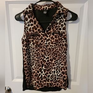 Rue21 Leopard sleeveless top